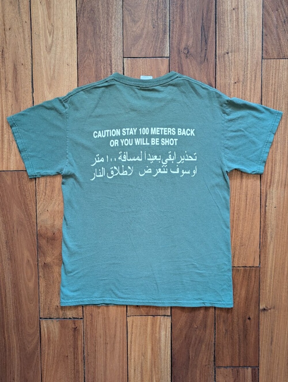 Infidel Grunge Retro Military T-shirt (M) - Picture 2 of 8